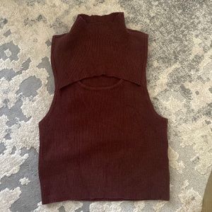 PacSun Kendall & Kylie ribbed keyhole tank tap